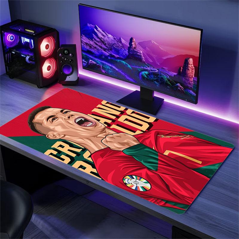 Ronald Mouse Pad, Large Gaming Desk Mat, Non-slip XXL Mousepad for Laptop & Tablet, Mini PC Playmat with Stitched Edges