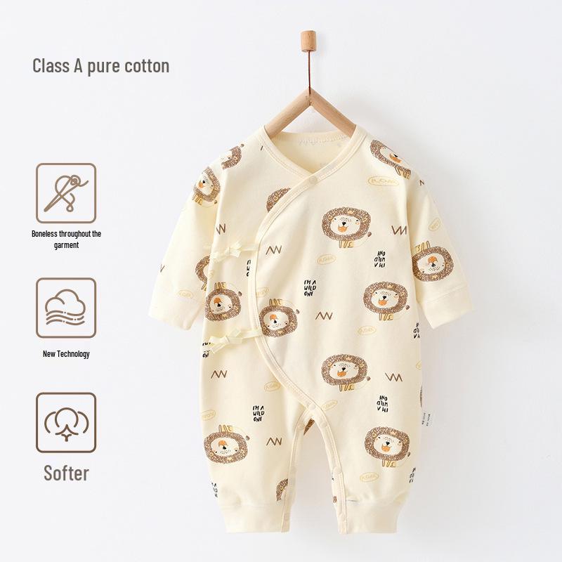 Детский боди из чистого хлопка - Монашеский комбинезон для новорожденных на все сезоны (0-3 месяца)