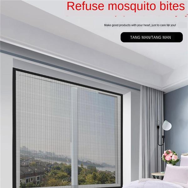 Магнитная оконная ширма от насекомых, оротективная сетка, занавеска из тюля, летняя самоклеящаяся оконная занавеска, сетка