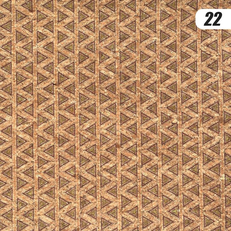 100x135cm Cork Printed Fabric Faux Leather Waterproof Colored Soft Cork Fabric Sofa Car Bag Furniture Decor DIY Sewing Crafts