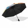 Rainbow Dash, My Little Pony Automatic Opening and Closing, 8 rib Structure Portable Umbrella, Suitable for Men and Women in All Seasons  Pe