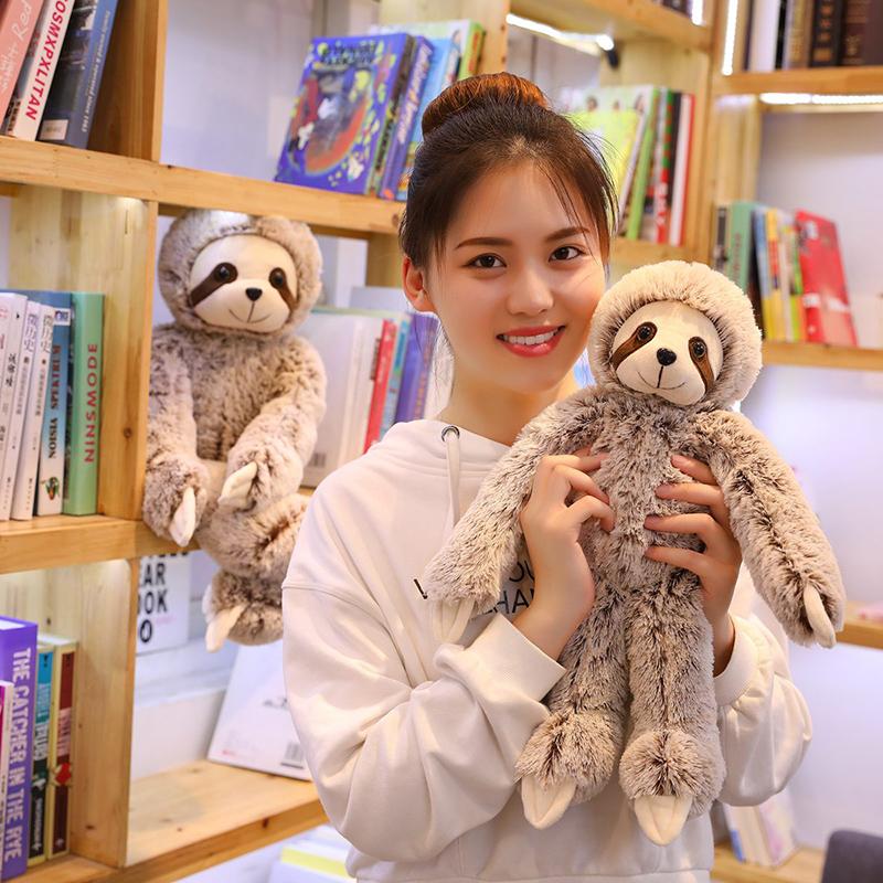 Имитация милого ленивца, мягкая игрушка, кавайное животное, плюшевая игрушка, детская плюшевая кукла, детская мягкая подушка, подарок на день рождения для девочек