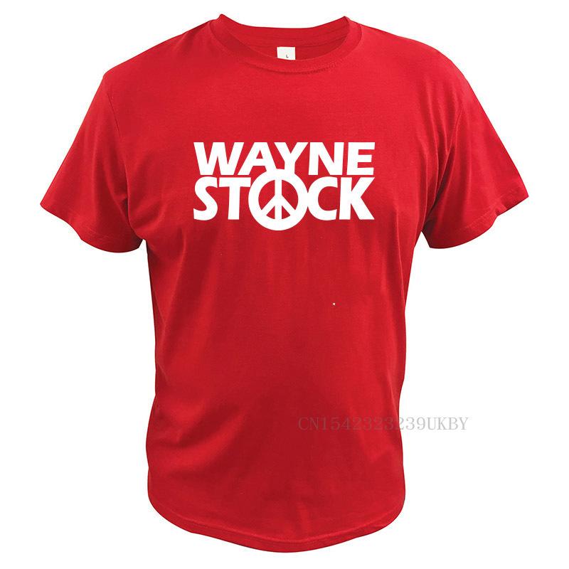 Waynes World 2 T Shirt Wayne Stock Letter Print Tshirt American Comedy Film 100 Cotton Comfortable Oneck Tops Eu Size