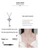 Серебряный кулон-ключ S925 с муассанитом: Элегантные, Простые, Модные Ежедневные Украшения для Женщин
