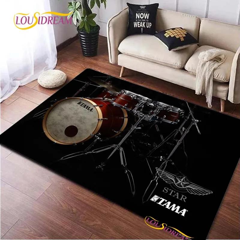 Ковер Brand Drums для гостиной, спальни, коврики для детей, прихожей, кухни, нескользящие напольные коврики, подарок на день рождения, реквизит для фотосессии, Alfombra Rug