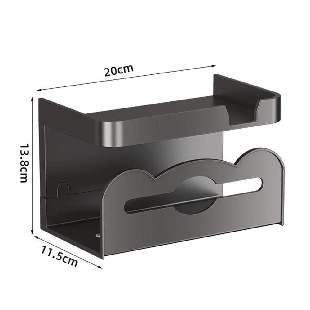 Креативная современная вешалка для салфеток, настенная многофункциональная организационная полка для телефона, модный держатель для туалетной бумаги