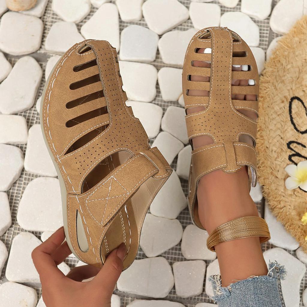 Большие размеры, летние повседневные женские тапочки в стиле ретро на танкетке с толстым дном и зашитым мешковиной