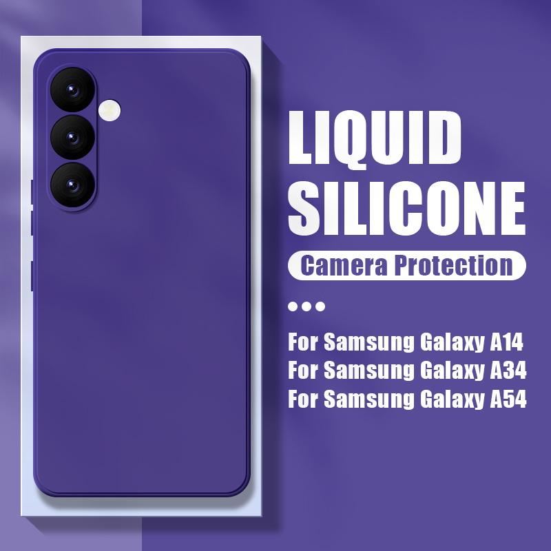 Liquid Silicone Rubber Shockproof Back Case For Samsung Galaxy S25 Ultra S24 FE S23 S22 S21 FE A56 A36 A55 A16 A15 A06 A35 A25 A54 5G
