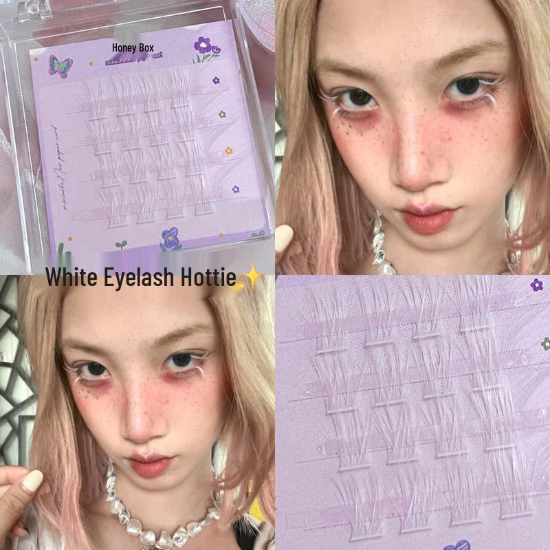 Feather Fan Colored Eyelashes: Gentle 3-Step Cosplay & Daily Wear