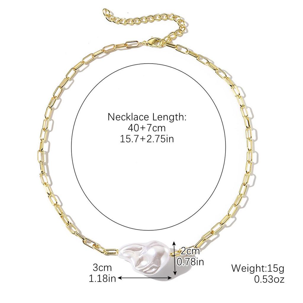 Elegant Y-Shaped Pearl Necklace - Light Luxury, Long Design
