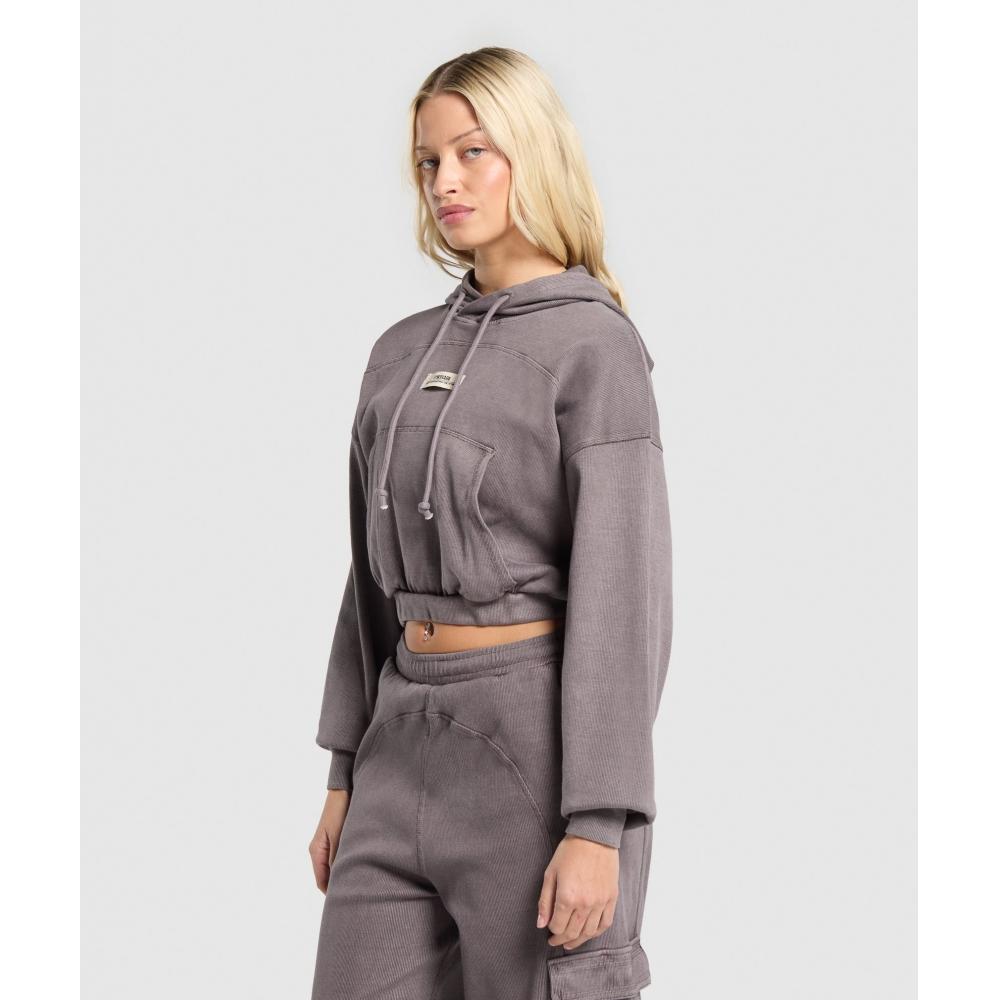 Gymshark Rest Day Ribbed Hoodie Brushed Purple B1c4e Pb33