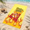Cheetos Hot Snack Custom Name Beach towels also serve as bath towels summer essential a musthave for the outdoors the beach and the pool