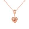 Design Diamond-Encrusted Leaf Pendant Necklace, A Simple And High-End Double-Layer Leaf Necklace