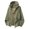 Summer new outdoor sunscreen clothing ultra-light and quick-drying anti-ultraviolet ice silk cool and breathable men's and women's sunscreen clothing