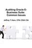 Книга Auditing Oracle E Business Suite Common Issues by CPA CISA CIA Jeffrey T. Hare - Paperback