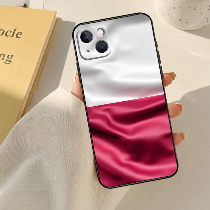 Чехол для телефона с флагом Польши Для iPhone 13 12 11 14 15 16 Pro Max Чехол Для iPhone XR X XS Max Plus Coque Capa