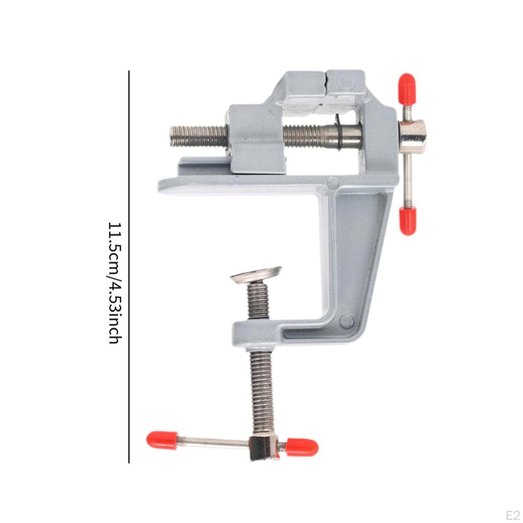 Mini Bench Vice Table Clamp Sturdy Lightweight Metal Convenient Portable for DIY Electronics Small