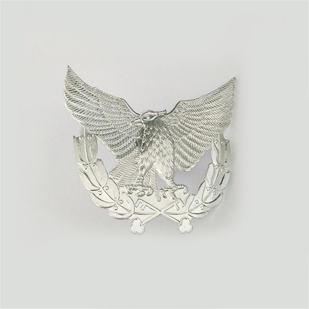 Uniform Cap Star Emblem Unisex Adult Security Guard Helmet Hat Badge Hat Accessories for Police Security Uniforms