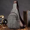 Genuine Leather Crossbody Bag Men's Front Shoulder Bag Made of Cowhide