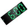 Electronic Clock LED Display Digital Mirror Alarm Clocks Battery PlugIn DualUse 0712