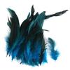 50pcs Sewing Craft Rooster Feathers 12-18cm Deep Blue