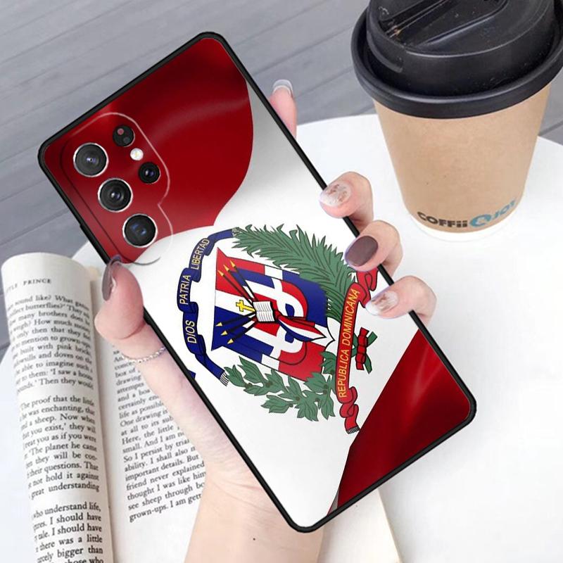 Чехол для телефона Флаг Доминиканской Республики Для Samsung Galaxy S24 S25 Ultra S21 S22 Ultra S10E Note 10 Plus Note 20 FE S23