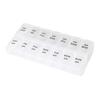 Pill Organizer with Letters Health Care Drop Resistance 7 Days Weekly Tablet Box Portable Classification Large Capacity