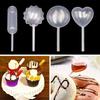 60Pcs Squeeze Pastries Ice Cream Sauce Stuffed Dispenser Sauce Droppers Transfer Pipettes Cupcakes