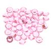 500pcs 10mm DIY Transparent Pointed Acrylic Diamond Gems for Wedding Party (Pink)
