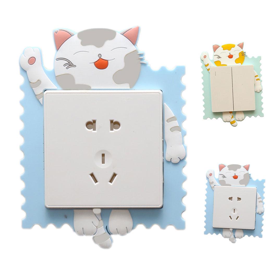 Светящиеся наклейки на выключатель света, антипригарные светящиеся наклейки на выключатель света, защитная крышка, декоративные наклейки на розетку в гостиной
