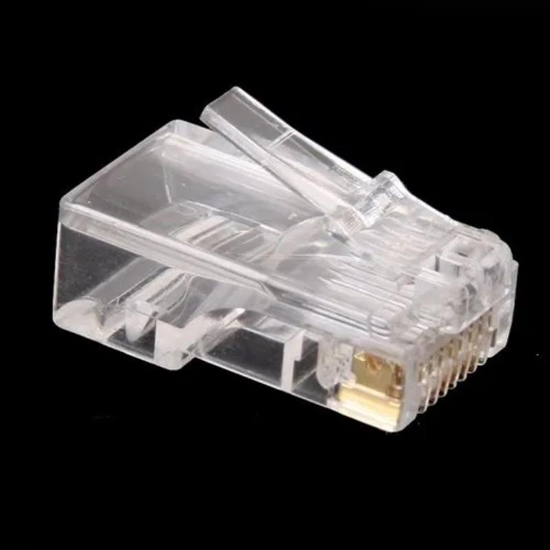 20 шт. RJ45 RJ-45 CAT5 CAT5E модульный кабельный разъем Ethernet позолоченный сетевой разъем