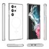 Новый прозрачный магнитный чехол для мобильного телефона Samsung S24 Ultra 2025 года подходит для противоударного чехла Terminator magsafe