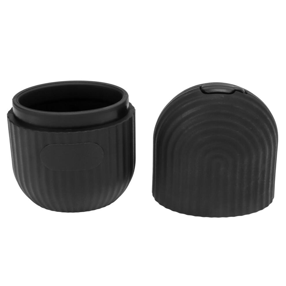 Ice Face Roller Cold Ice Mold Holder Silicone Reusable for Face Beauty DIY Facial Care Black Striped