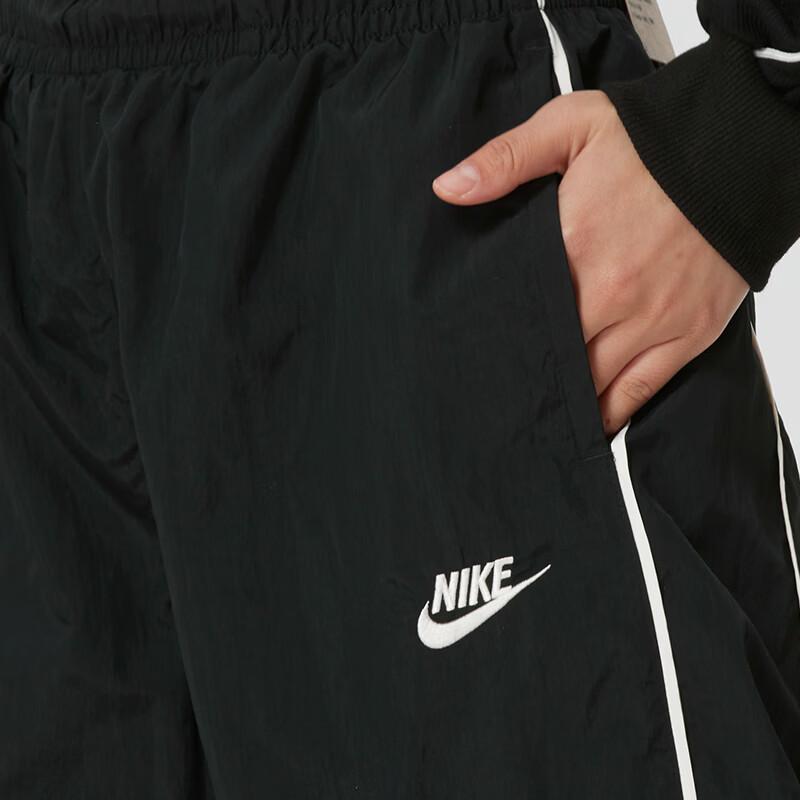 Nike Женские спортивные длинные брюки для бега и тренировок, дышащие, сужающиеся, из тканого материала, низ IM8032-011