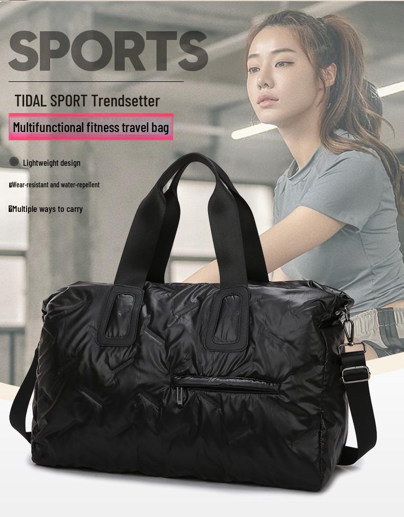 Женская легкая дорожная сумка большой вместимости – на одно плечо, для спортзала и ручной клади из хлопка