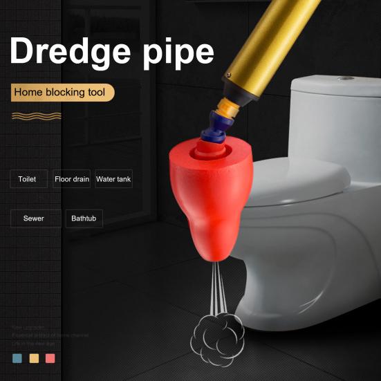Комплект для прочистки засоров вантузом высокого давления для засоров в унитазе, раковине, душе, нержавеющая сталь, инструмент для удаления засоров с мощным вантузом