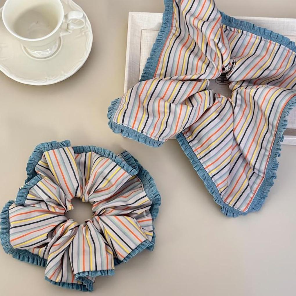 Женская многополосная резинка-скранчи для волос Gopchang