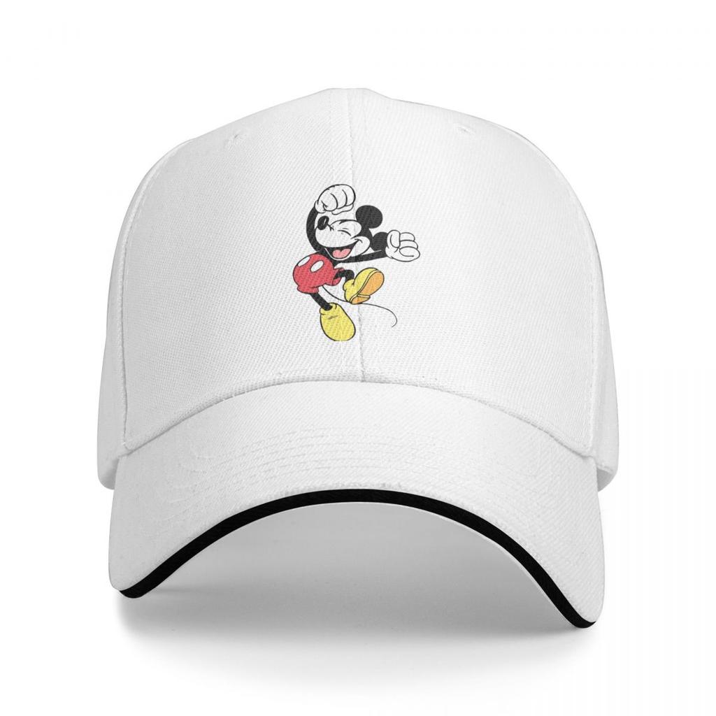 Unisex Mickey And Minnie Wedding Kiss Hearts Trucker Hat Retro Versatile Baseball Cap Fit All Size