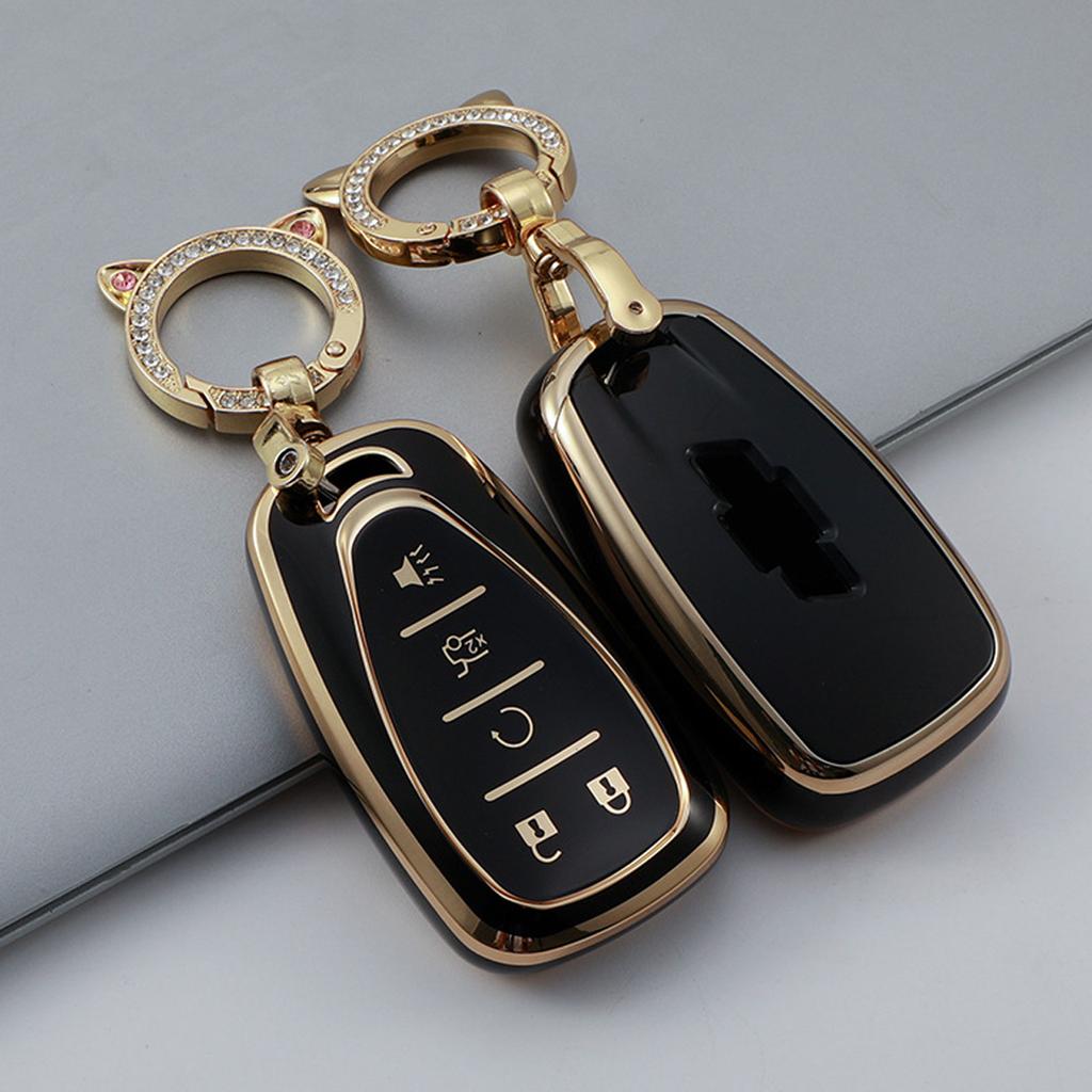 Новый чехол для ключей из ТПУ с 5 кнопками для Chevrolet 2017-Chevy Malibu Camaro Cruze Traverse Sonic Volt Bolt