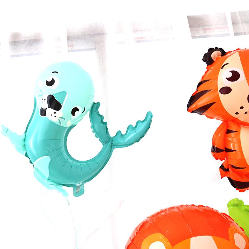 12 стилей, принадлежности для дня рождения, лесной гелиевый шар, енот, еж, лиса, воздушные шары с животными, декор для вечеринки