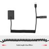 Andoer NP-FW50 Адаптер-пустышка USB-C для фиктивной батареи со сменным пружинным кабелем питания USB Type-C