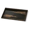Деревянный прямоугольный алтарный поднос Черепаховый облако 2 сяку Лаковая посуда Сделано в Японии J-kitchens (Лоток) дизайн, (36см), (Дерево),