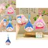 Adorable Plush Buddha And Guanyin Bubble Blowing Keychain Cute Cartoon Accessory