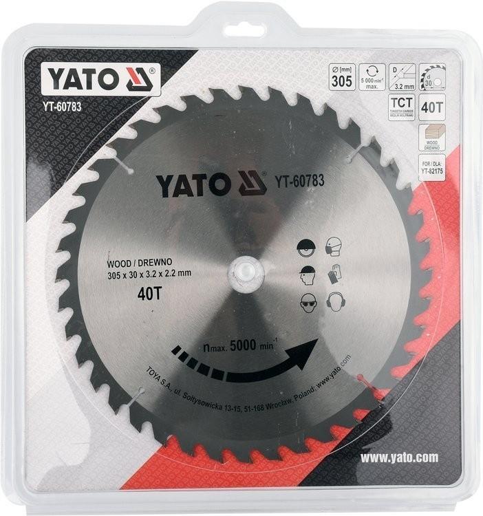 WOODEN DISC 305X40TX30MM YT-60783 YATO