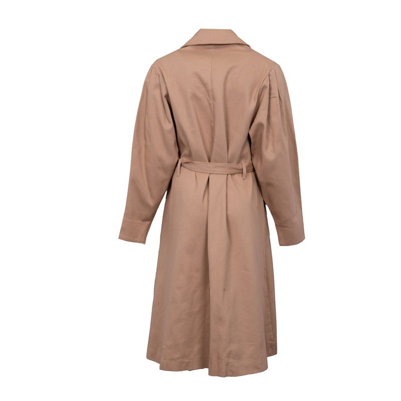 Женская куртка-тренч DIXIE из хлопка оливкового цвета