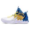 KT2 Thompson 2 Durable Non-Slip Low-Top Basketball Shoes Men Sneaker White Blue Yellow 11721101-1