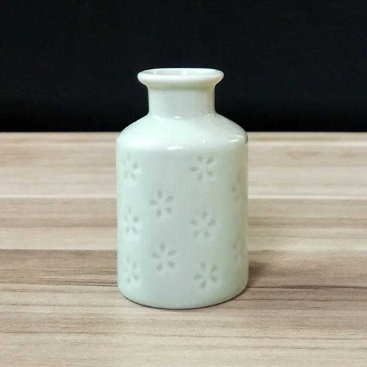 1 шт., мини-керамическая ваза ярких цветов, настольный цветочный горшок, домашняя ароматерапия, цветочная композиция, ваза, гидропоника, украшения для дома, ремесла