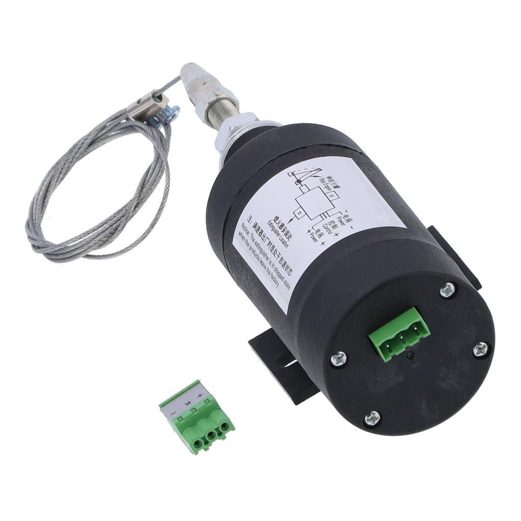 Клапан останова двигателя Дизель-генератор Соленоид Аварийный останов Выключение 12В XHQPTG