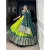 Woman's Perfectly  Collection Tussar Silk Lehenga Choli Patola Print with Foil Work ,Unstiched Blouse,