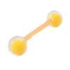 [I9450] - Flexible Tongue Piercing 'Coloring' Orange